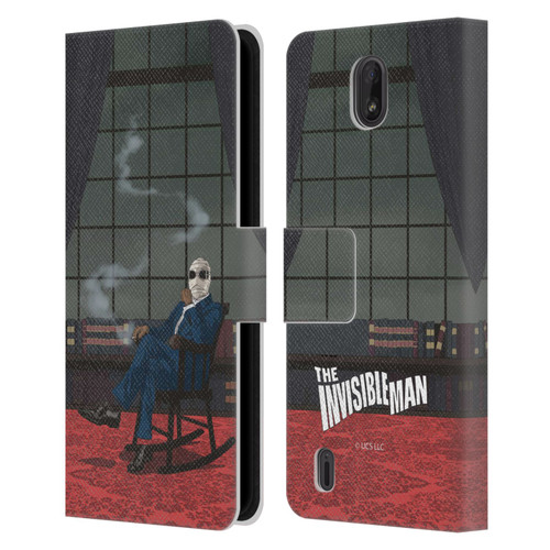 Universal Monsters The Invisible Man Key Art Leather Book Wallet Case Cover For Nokia C01 Plus/C1 2nd Edition