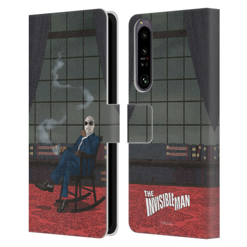 Universal Monsters The Invisible Man Key Art Leather Book Wallet Case Cover For Sony Xperia 1 IV