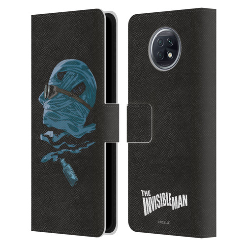 Universal Monsters The Invisible Man Blue Leather Book Wallet Case Cover For Xiaomi Redmi Note 9T 5G