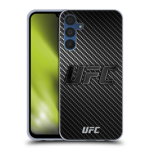 UFC Logo Carbon Fiber Soft Gel Case for Samsung Galaxy A15 UFC Logo Carbon Fiber Soft Gel Case for Samsung Galaxy A15