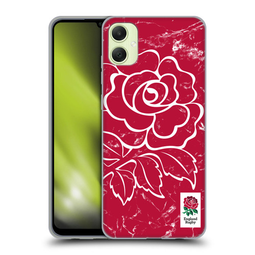 England Rugby Union Marble Red Soft Gel Case for Samsung Galaxy A05