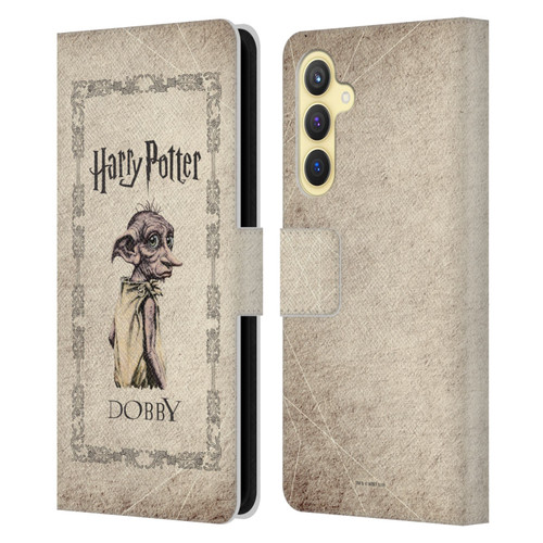 Harry Potter Chamber Of Secrets II Dobby House Elf Creature Leather Book Wallet Case Cover For Samsung Galaxy S23 FE 5G