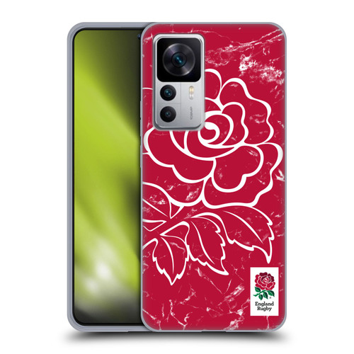 England Rugby Union Marble Red Soft Gel Case for Xiaomi 12T 5G / 12T Pro 5G / Redmi K50 Ultra 5G