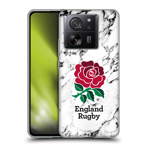 England Rugby Union Marble White Soft Gel Case for Xiaomi 13T 5G / 13T Pro 5G