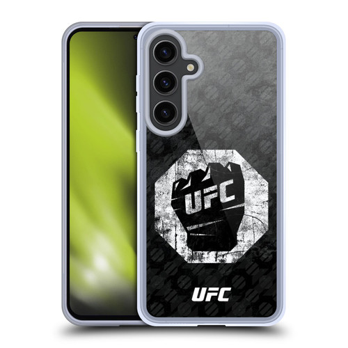 UFC Logo Glove Icon Soft Gel Case for Samsung Galaxy S24+ 5G