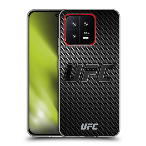 UFC Logo Carbon Fiber Soft Gel Case for Xiaomi 13 5G