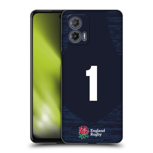 England Rugby Union 2020/21 Players Away Kit Position 1 Soft Gel Case for Motorola Moto G73 5G
