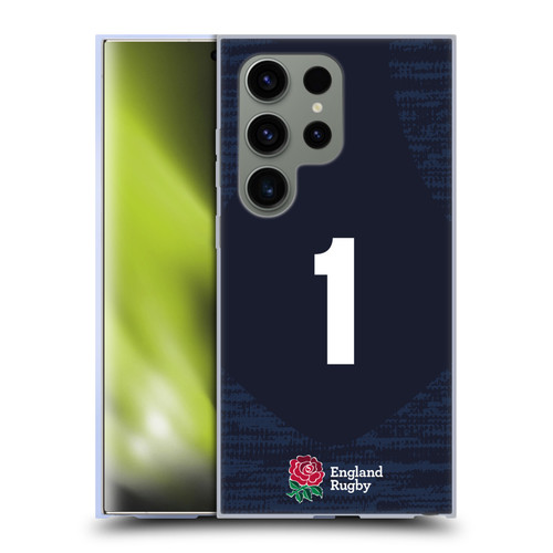 England Rugby Union 2020/21 Players Away Kit Position 1 Soft Gel Case for Samsung Galaxy S24 Ultra 5G