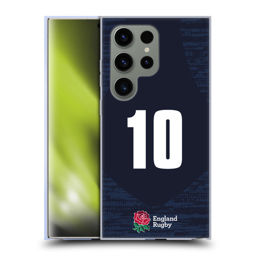 England Rugby Union 2020/21 Players Away Kit Position 10 Soft Gel Case for Samsung Galaxy S24 Ultra 5G