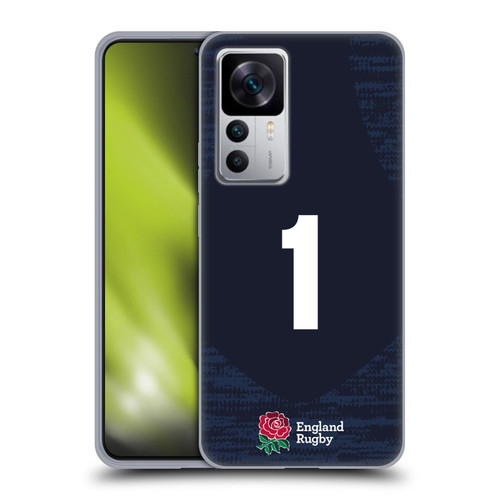 England Rugby Union 2020/21 Players Away Kit Position 1 Soft Gel Case for Xiaomi 12T 5G / 12T Pro 5G / Redmi K50 Ultra 5G