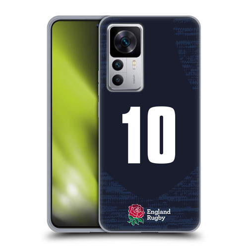 England Rugby Union 2020/21 Players Away Kit Position 10 Soft Gel Case for Xiaomi 12T 5G / 12T Pro 5G / Redmi K50 Ultra 5G