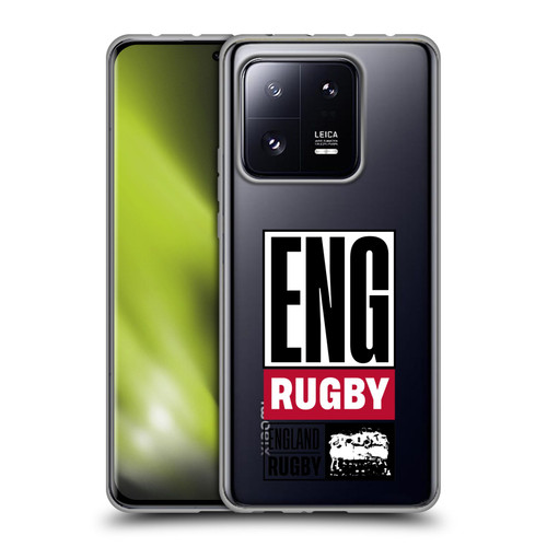 England Rugby Union RED ROSE Eng Rugby Logo Soft Gel Case for Xiaomi 13 Pro 5G