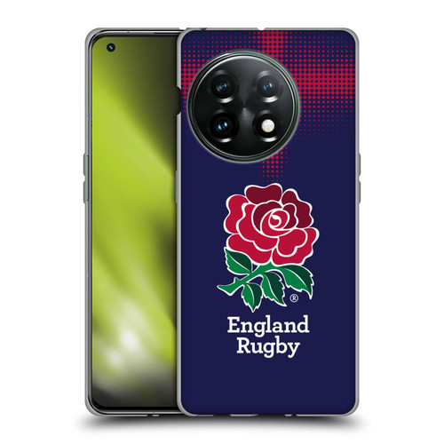 England Rugby Union 2016/17 The Rose Alternate Kit Soft Gel Case for OnePlus 11 5G