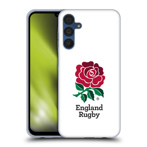 England Rugby Union 2016/17 The Rose Home Kit Soft Gel Case for Samsung Galaxy A15