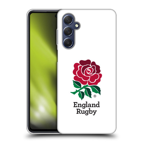 England Rugby Union 2016/17 The Rose Home Kit Soft Gel Case for Samsung Galaxy M54 5G