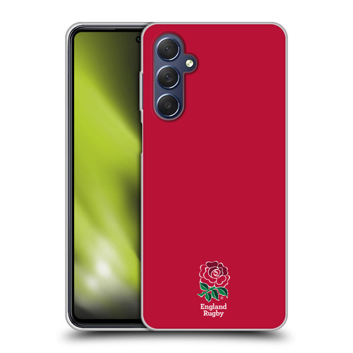 England Rugby Union 2016/17 The Rose Plain Red Soft Gel Case for Samsung Galaxy M54 5G