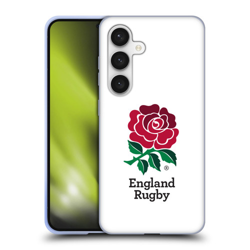 England Rugby Union 2016/17 The Rose Home Kit Soft Gel Case for Samsung Galaxy S24 5G