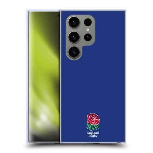 England Rugby Union 2016/17 The Rose Plain Navy Soft Gel Case for Samsung Galaxy S24 Ultra 5G