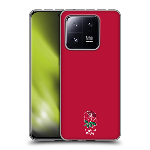 England Rugby Union 2016/17 The Rose Plain Red Soft Gel Case for Xiaomi 13 Pro 5G