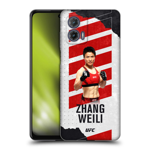 UFC Zhang Weili Fight Card Soft Gel Case for Motorola Moto G73 5G