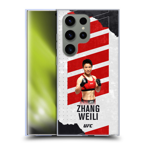 UFC Zhang Weili Fight Card Soft Gel Case for Samsung Galaxy S24 Ultra 5G