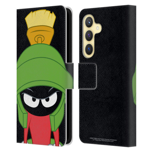 Looney Tunes Characters Marvin The Martian Leather Book Wallet Case Cover For Samsung Galaxy S24 5G