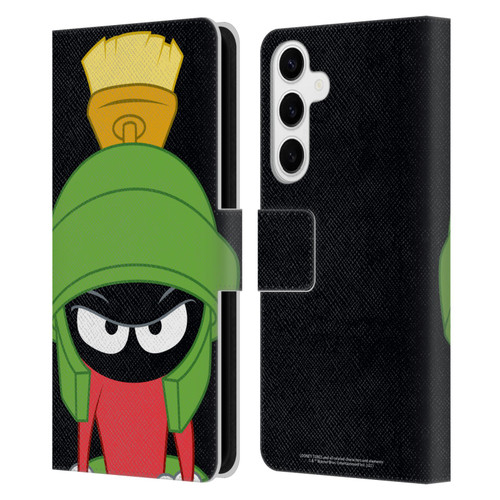 Looney Tunes Characters Marvin The Martian Leather Book Wallet Case Cover For Samsung Galaxy S24+ 5G