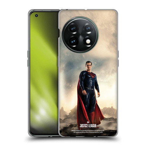 Justice League Movie Character Posters Superman Soft Gel Case for OnePlus 11 5G