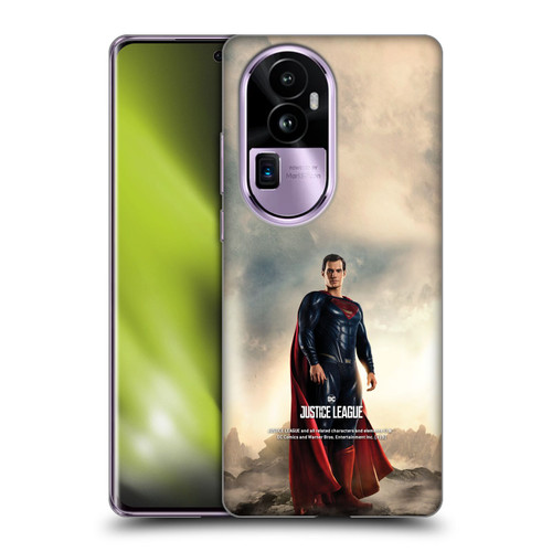 Justice League Movie Character Posters Superman Soft Gel Case for OPPO Reno10 Pro+
