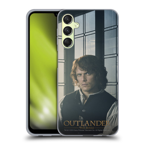 Outlander Characters Jamie Fraser Soft Gel Case for Samsung Galaxy A24 4G / M34 5G