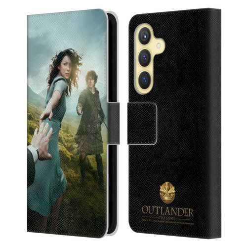Outlander Key Art Season 1 Poster Leather Book Wallet Case Cover For Samsung Galaxy S24 5G
