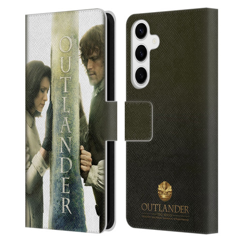 Outlander Key Art Season 3 Poster Leather Book Wallet Case Cover For Samsung Galaxy S24+ 5G