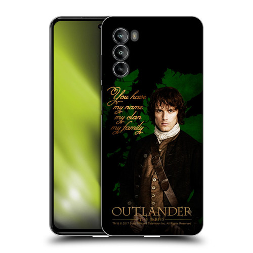 Outlander Portraits Jamie Soft Gel Case for Motorola Moto G82 5G