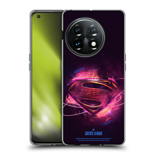 Justice League Movie Logos Superman 2 Soft Gel Case for OnePlus 11 5G