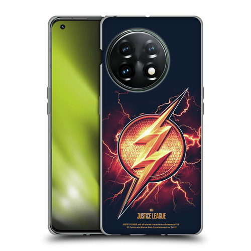 Justice League Movie Logos The Flash 2 Soft Gel Case for OnePlus 11 5G