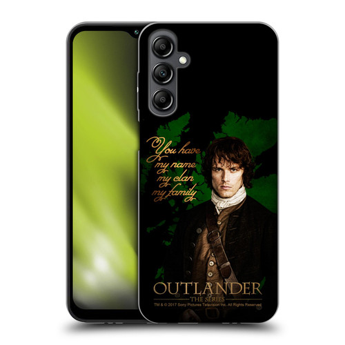 Outlander Portraits Jamie Soft Gel Case for Samsung Galaxy M14 5G