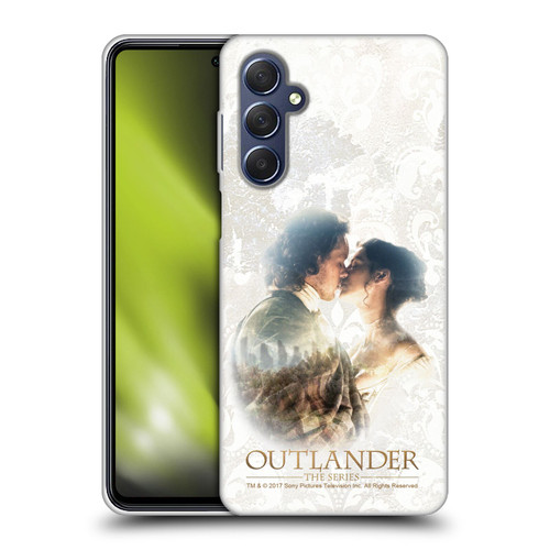 Outlander Portraits Claire & Jamie Kiss Soft Gel Case for Samsung Galaxy M54 5G