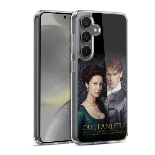 Outlander Portraits Claire & Jamie Soft Gel Case for Samsung Galaxy S24 5G & MagSafe