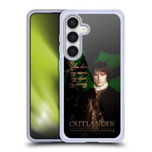 Outlander Portraits Jamie Soft Gel Case for Samsung Galaxy S24 5G