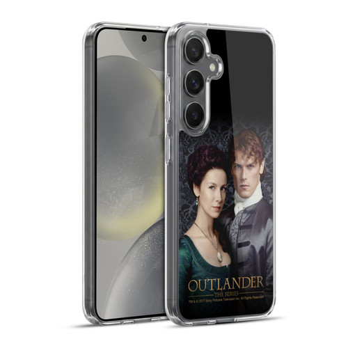 Outlander Portraits Claire & Jamie Soft Gel Case for Samsung Galaxy S24+ 5G & MagSafe