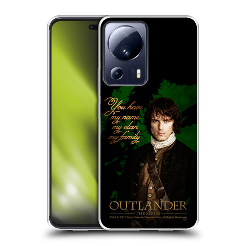 Outlander Portraits Jamie Soft Gel Case for Xiaomi 13 Lite 5G