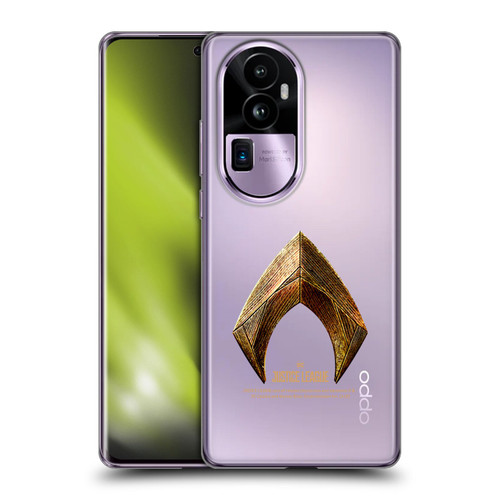 Justice League Movie Logos Aquaman Soft Gel Case for OPPO Reno10 Pro+