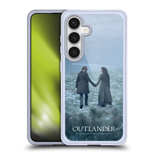 Outlander Season 6 Key Art Jamie And Claire Soft Gel Case for Samsung Galaxy S24 5G