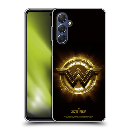 Justice League Movie Logos Wonder Woman 2 Soft Gel Case for Samsung Galaxy M54 5G