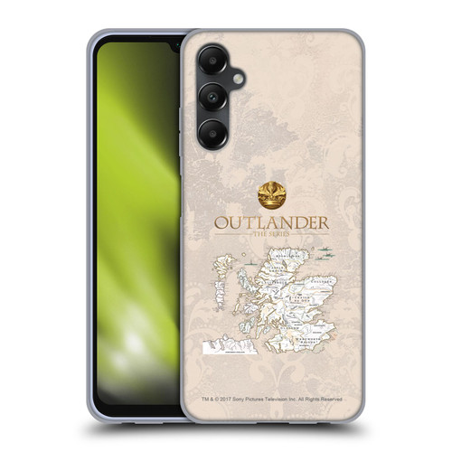 Outlander Seals And Icons Map Soft Gel Case for Samsung Galaxy A05s