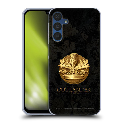 Outlander Seals And Icons Scotland Thistle Soft Gel Case for Samsung Galaxy A15