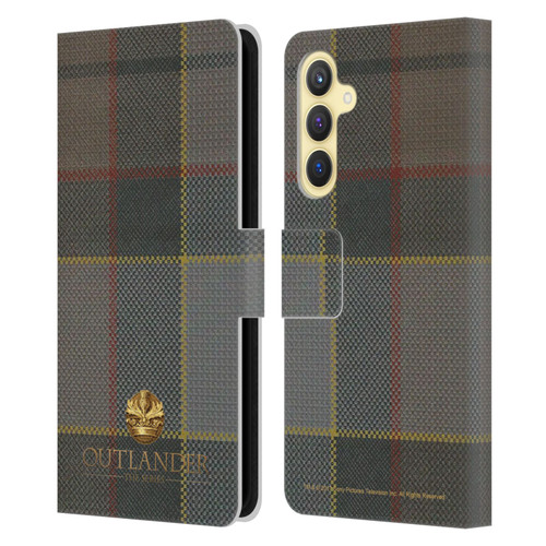 Outlander Tartans Fraser Leather Book Wallet Case Cover For Samsung Galaxy S23 FE 5G