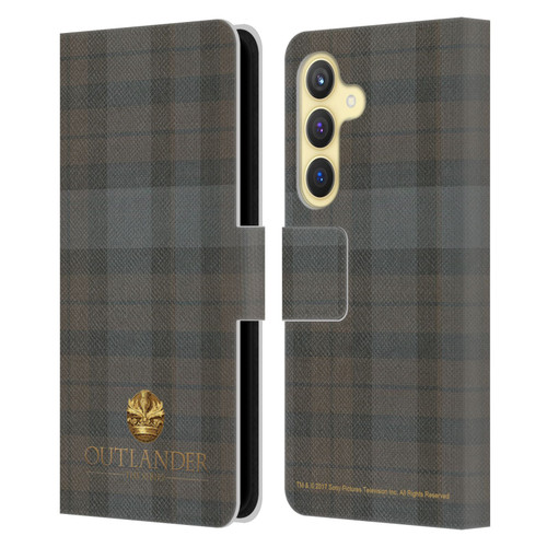 Outlander Tartans Plaid Leather Book Wallet Case Cover For Samsung Galaxy S24 5G