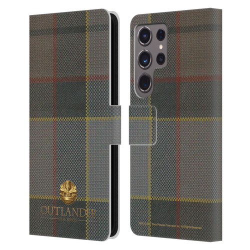 Outlander Tartans Fraser Leather Book Wallet Case Cover For Samsung Galaxy S24 Ultra 5G