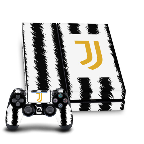 Juventus Football Club 2023/24 Match Kit Home Vinyl Sticker Skin Decal Cover for Sony PS4 Console & Controller
